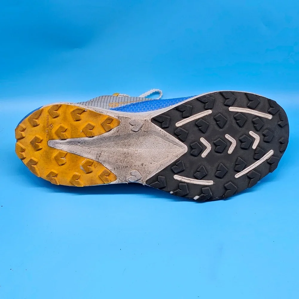The North‎ Face VECTIV Sky Men's Trail Running Shoes Blue Yellow Size 11